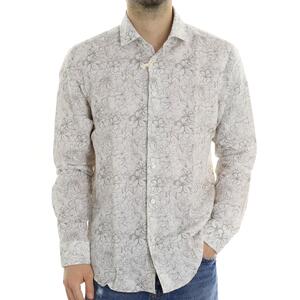 CAMICIA HAWAI BEIGE